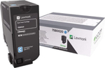 Lexmark 75B0020 тонерный картридж Подлинный Голубой 1 шт