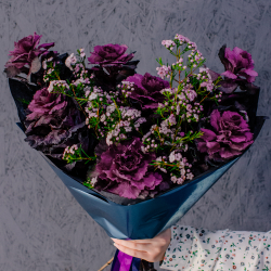 59. Загадочный дерзкий букет с брассикой