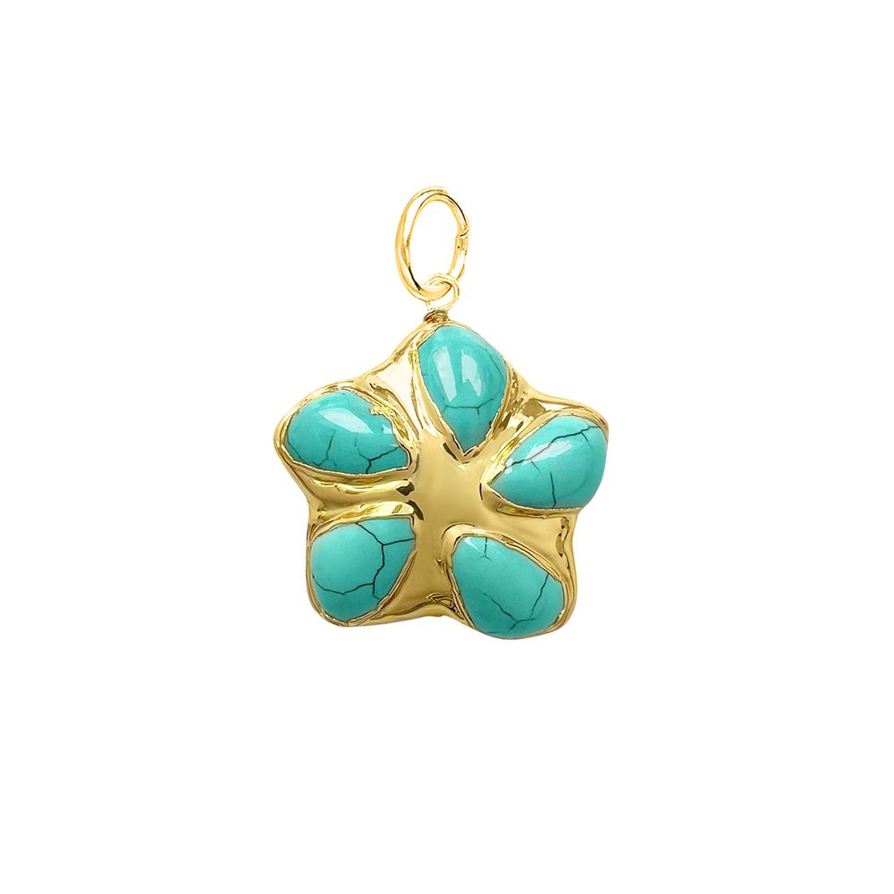 Подвеска Flower howlite Подвеска Flower howlite