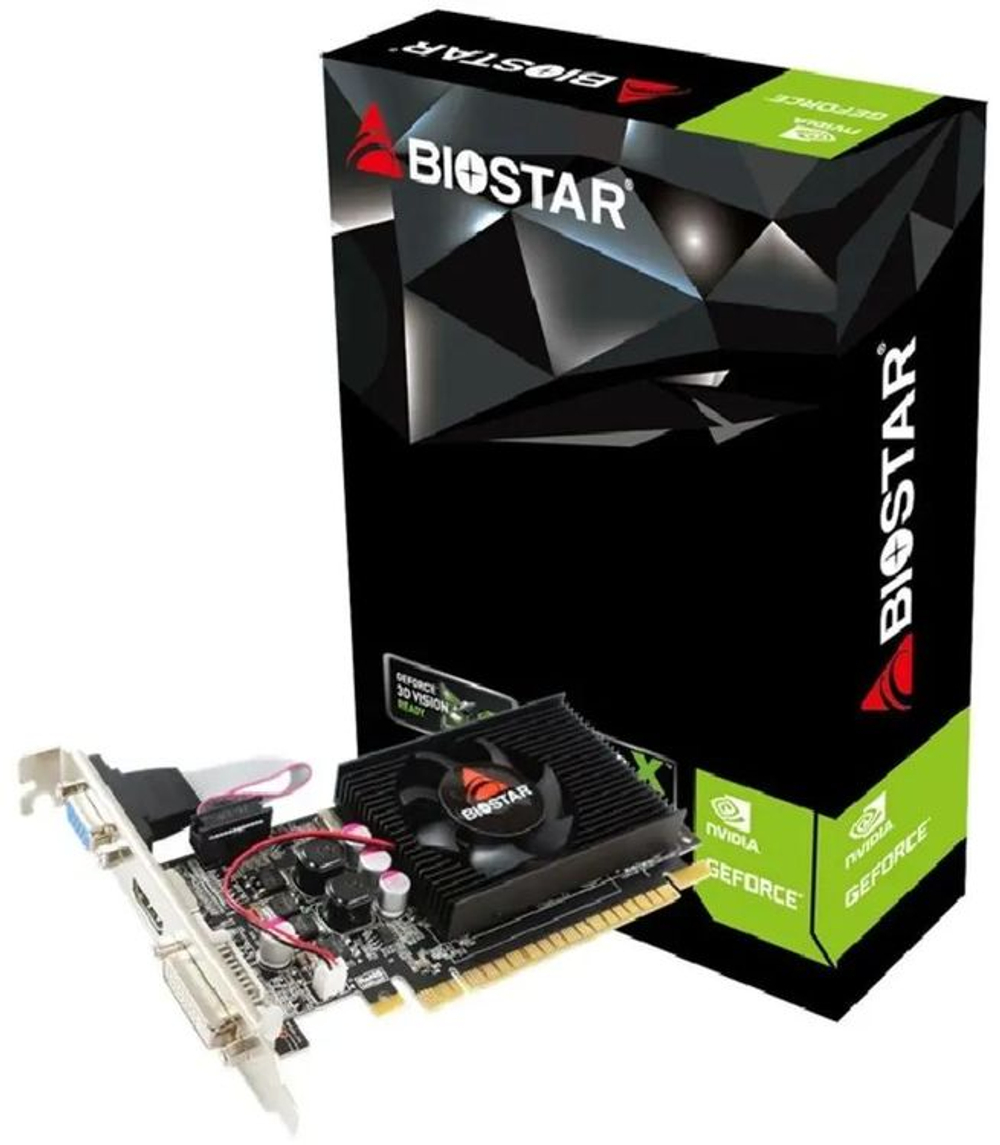 Видеокарта Biostar NVIDIA  GeForce 210 VN2103NHG6 1ГБ DDR3, Low Profile,  Ret