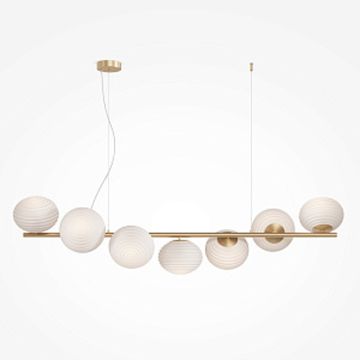 Подвесной светильник 7*Е14 MOD268PL-07G золото Reels Maytoni