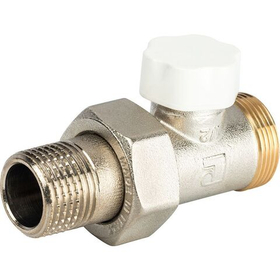 Кран для радиатора нижний прямой 1/2* Luxor DD 31 (для труб из металлопласта)