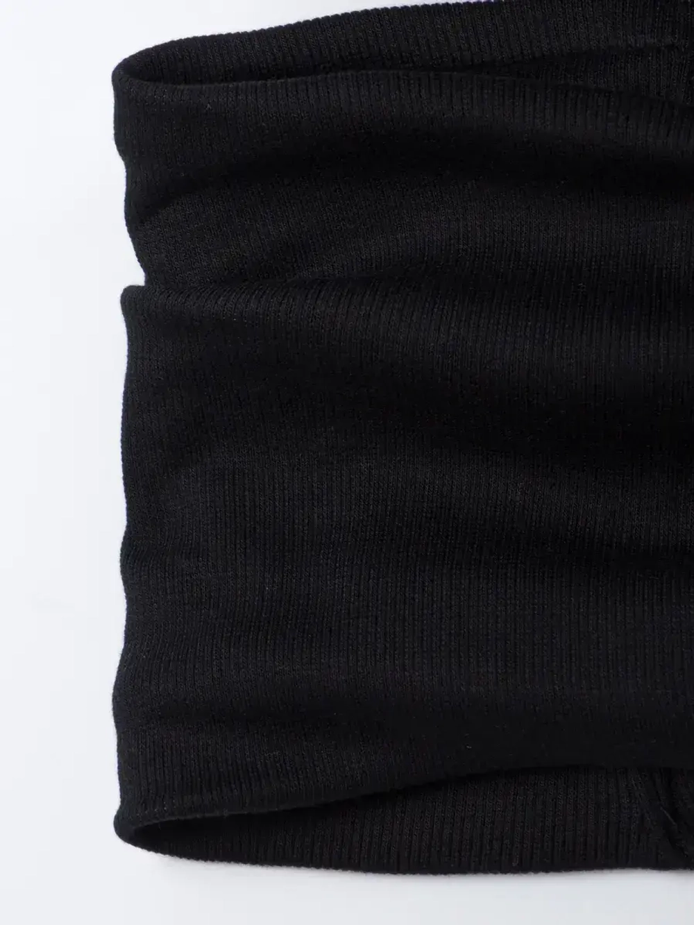 Шапка детская со снудом на осень