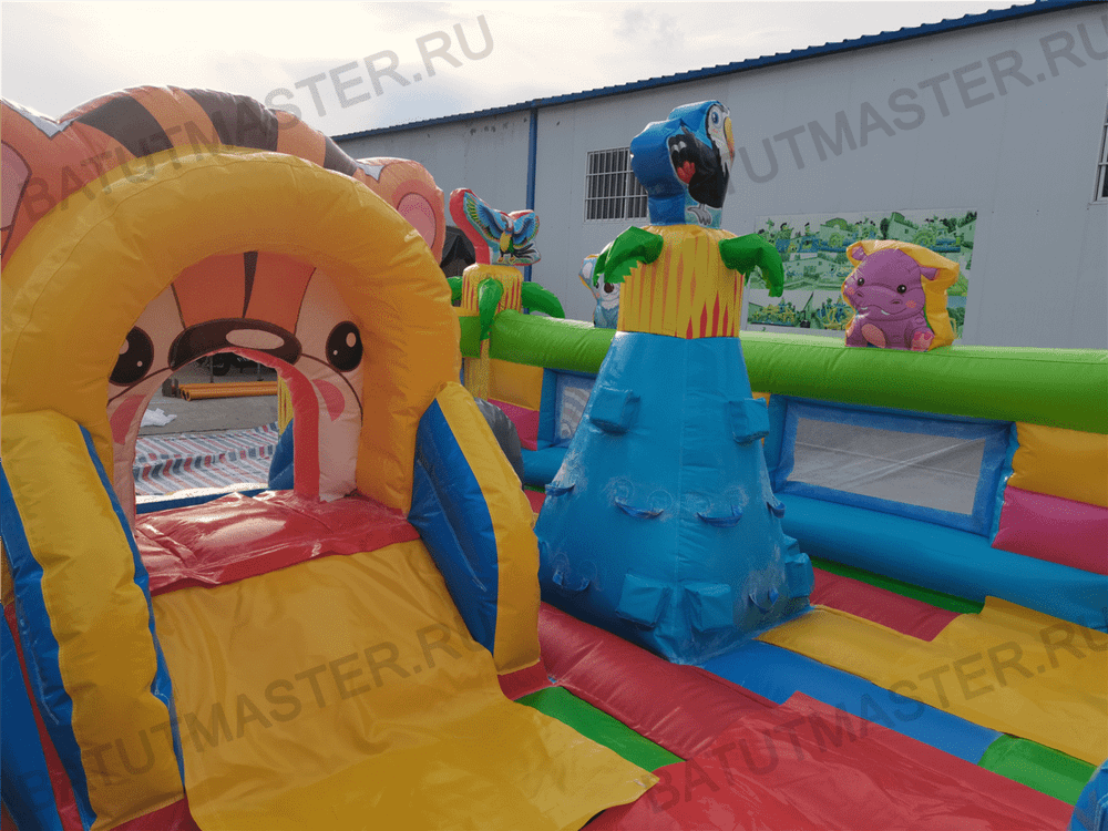 Коммерческий батут "Звериная команда", 10*5*5,5 м