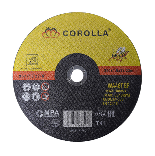 ДИСК ОТРЕЗНОЙ ПО МЕТАЛЛУ COROLLA 230Х1,6Х22,2ММ