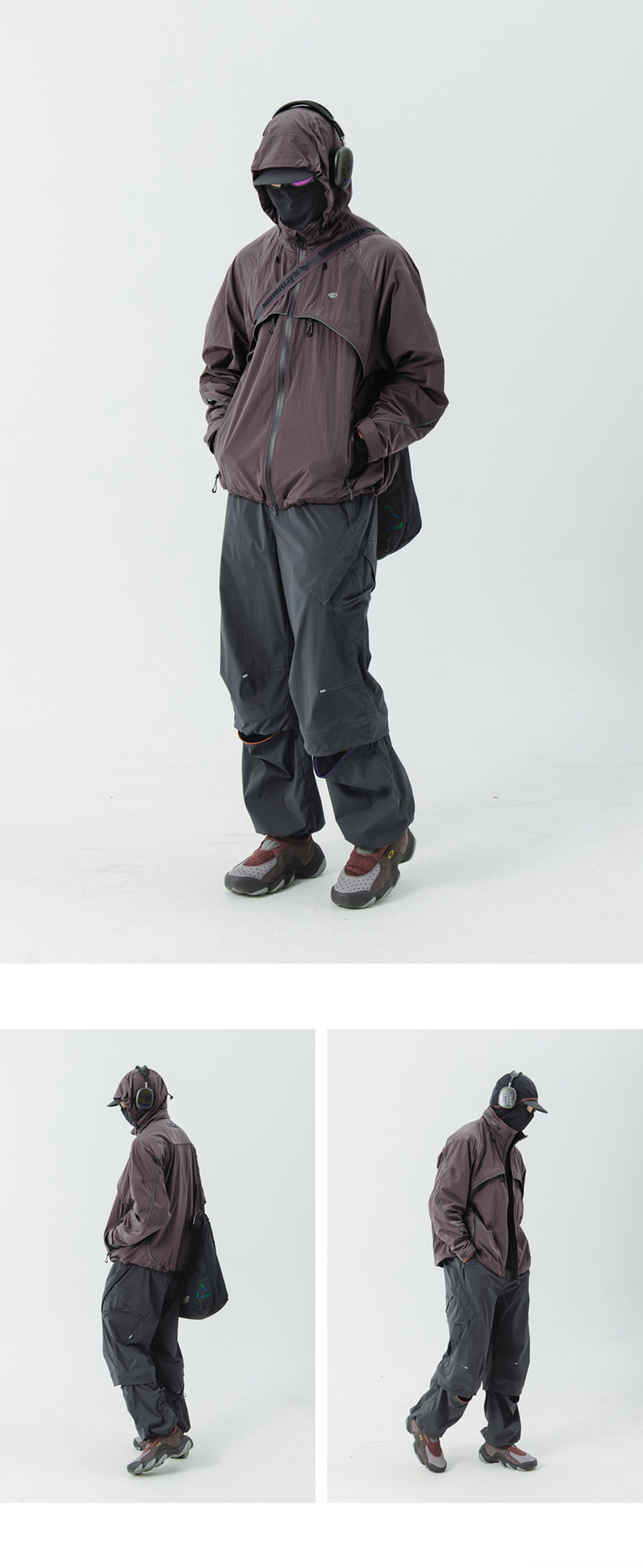 Куртка Nothomme Blue Reflective Stand-Up Cycling Jacket Purple