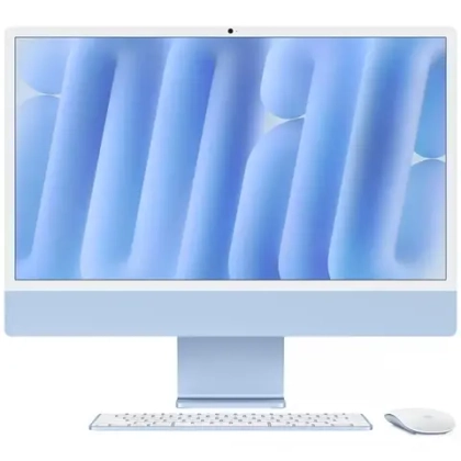 Моноблок Apple iMac 24" 2024 (M4 CPU 10-Core, GPU 10-Core, 16Gb, 256Gb) MWV13, Blue