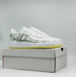 Мужские кроссовки NIKE AIR FORCE 1 LOW SKELETON WHITE