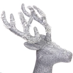 Фигурка новогодняя MAGIC «Блестящий олень» 35*46*10 см, Серебро