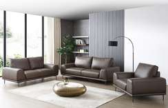 Кресло Nolan из натуральной коричневой кожи