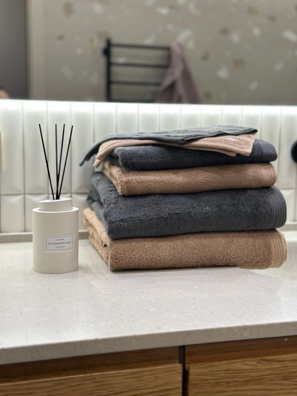 Полотенце из органического хлопка Pure Cotton 80х150 кирпичный