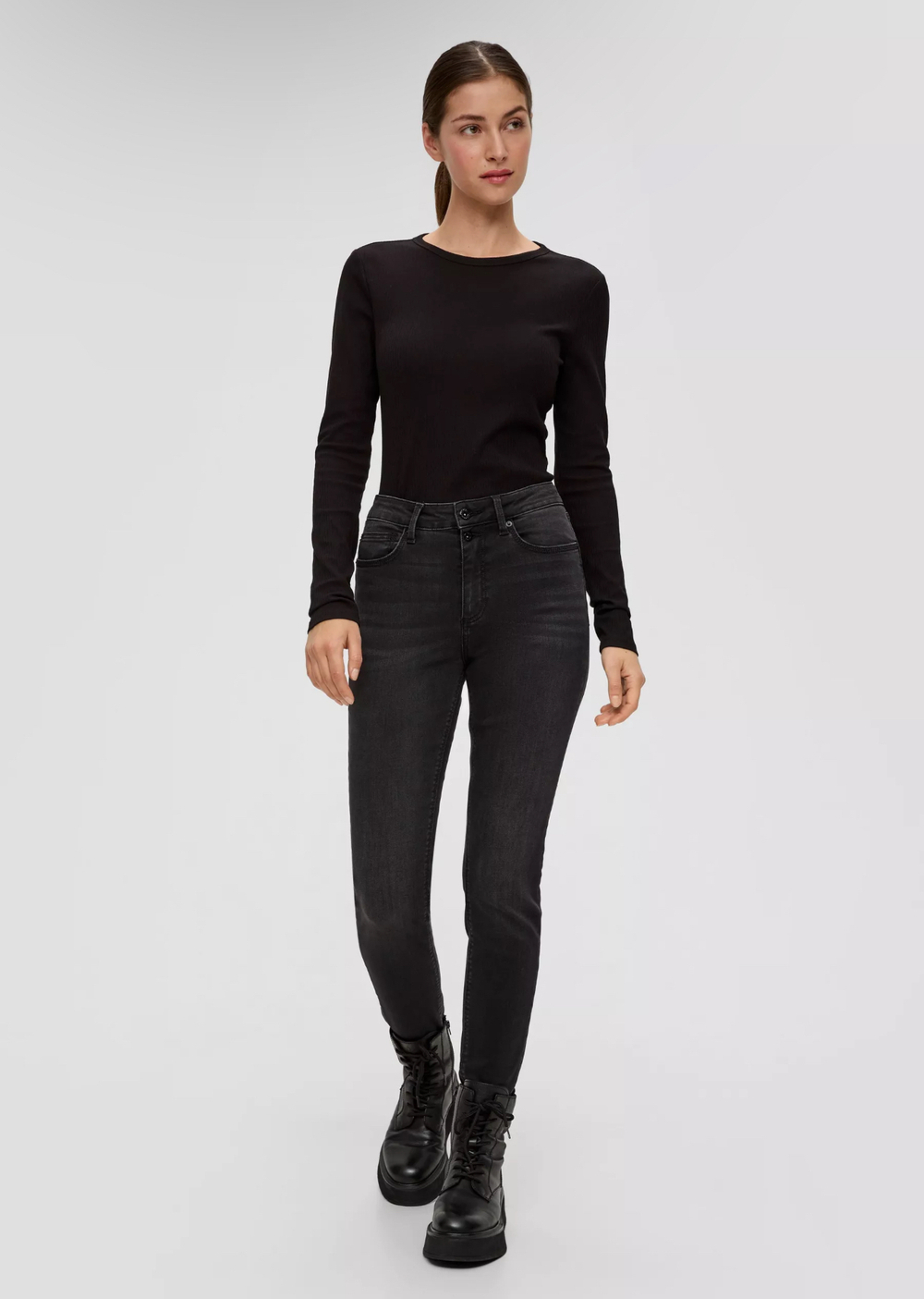 Jeans Karolin/Regular Fit/Mid Rise/Straight Leg