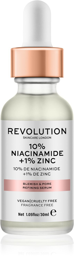 Revolution Skincare Niacinamide 10% + Zinc 1% - сыворотка от расширенных пор /   30  ml  / GTIN 5057566048507