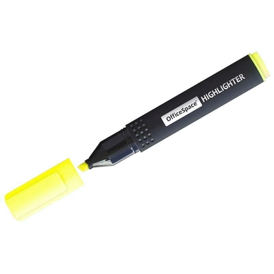 Текстовыделитель желтый, 1-4мм (Спейс)