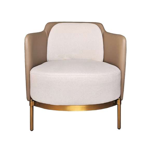 Кресло Pied de Poule, бежевое