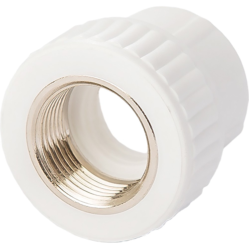 Муфта Lammin PPR комбин. ВР 32 х 1/2" 120/30, белый