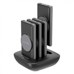 Зарядный комплект RAVPower Magpower Power Bank 4 x 10000mAh и зарядная станция (RP-PB251)