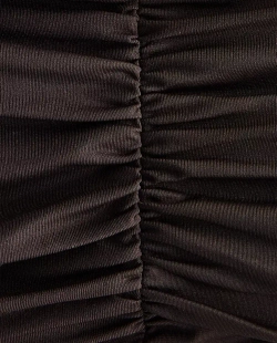 ZARA HOME ПЛЯЖНЫЙ ТОП БЕЗ БРЕТЕЛЕЙ, КОРИЧНЕВЫЙ