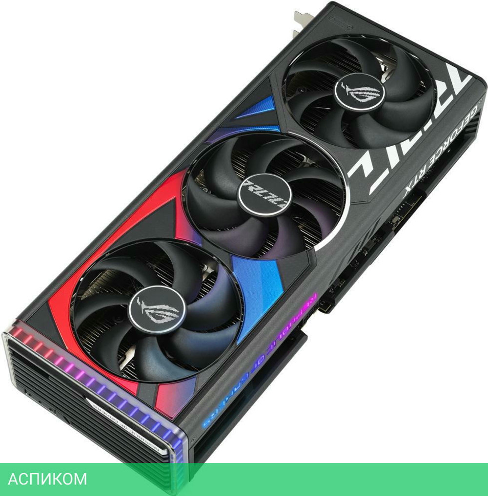 Видеокарта ASUS ROG Strix GeForce RTX 4090 OC Edition 24GB GDDR6X ROG-STRIX-RTX4090-O24G-GAMING (90YV0ID0-M0NA00)