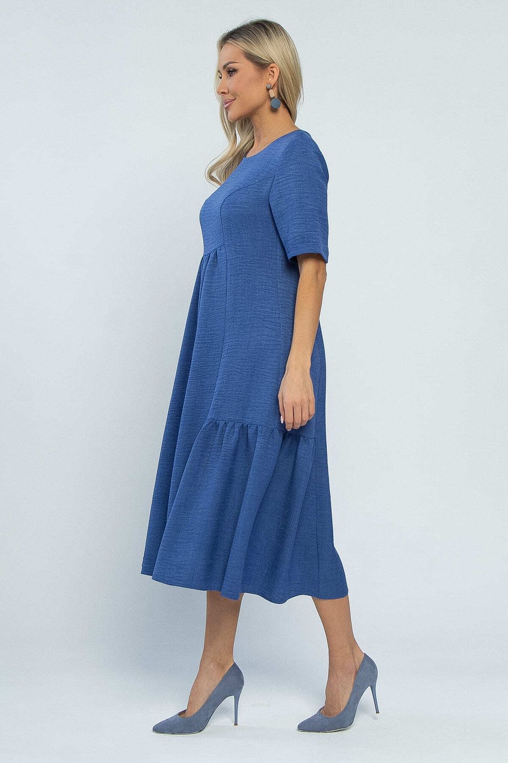 Платье Воздушный поцелуй (джинс) П13491-18М LT Collection (Акция)