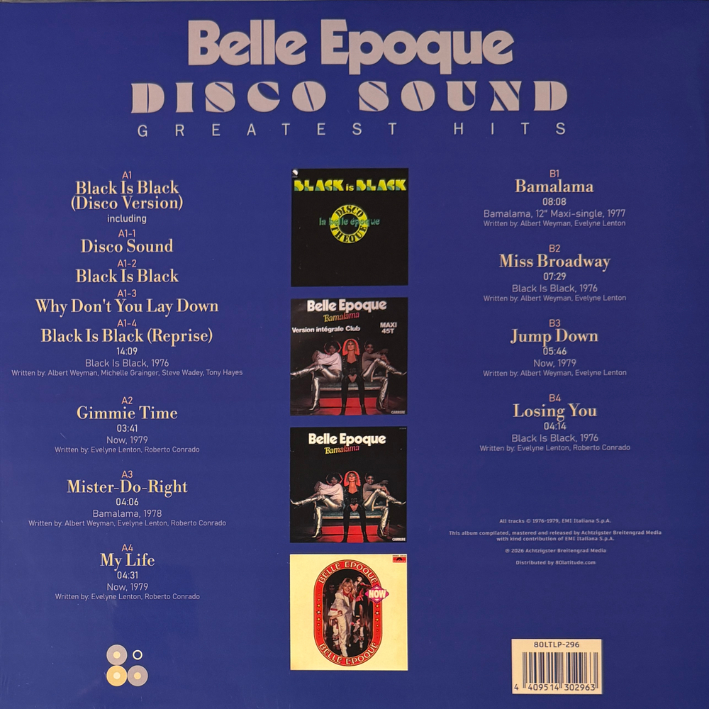 Виниловая пластинка Belle Epoque - Disco sound - Greatest hits LP