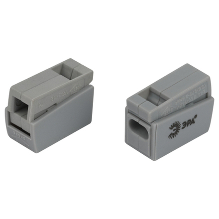 Клемма ЭРА NO-225-411 быстрозажимная 221-112 для светильников 2 полюса 0.5-2.5мм2 упаковка 50 шт