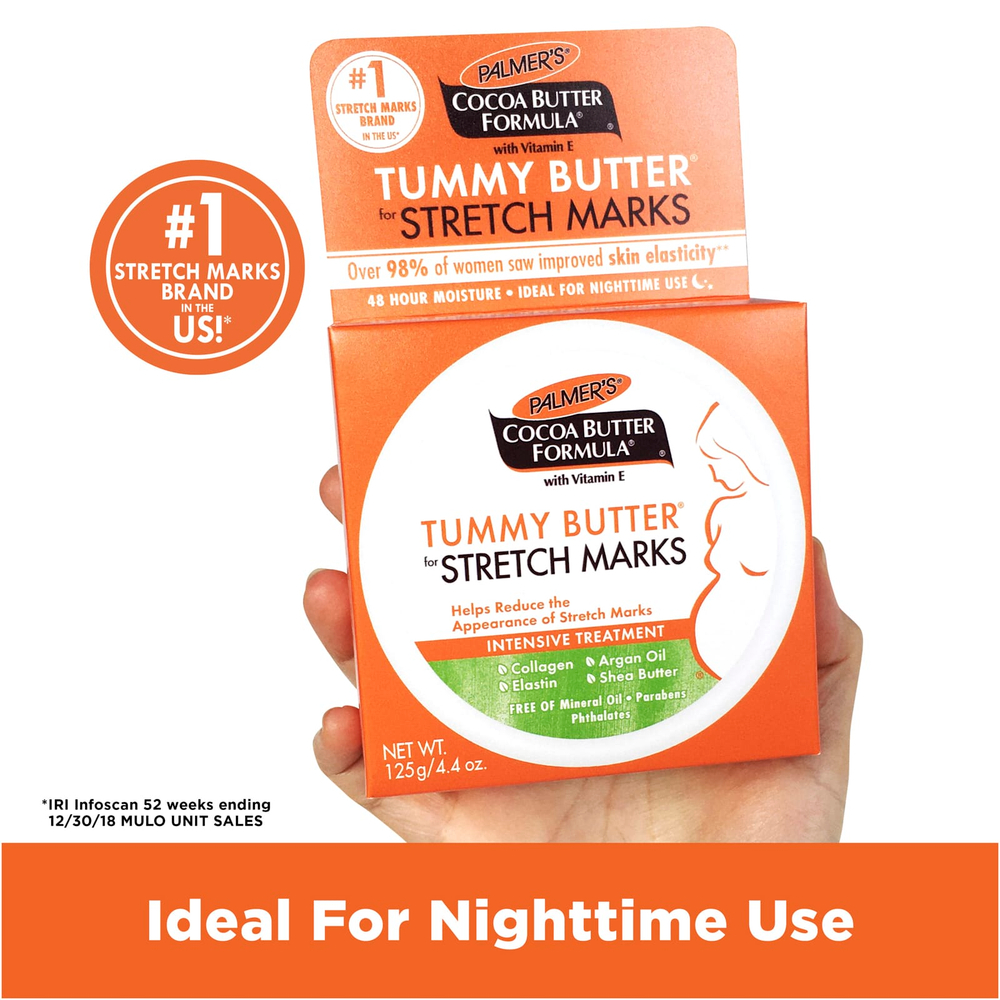 Palmer's, Cocoa Butter Formula®, Tummy Butter, масло от растяжек с витамином E, 125 г (4,4 унции)