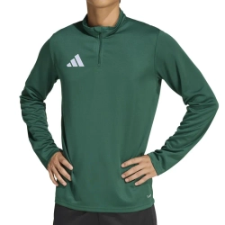 Мужская теннисная кофта Adidas Entrada 26 Training Top - dark green/white