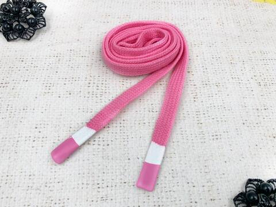 Шнур, ш. 1,3 см, L 120 см, розовый