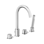 Смеситель на борт ванны, четырехсекционный Damixa Scandinavian Pure 360400000