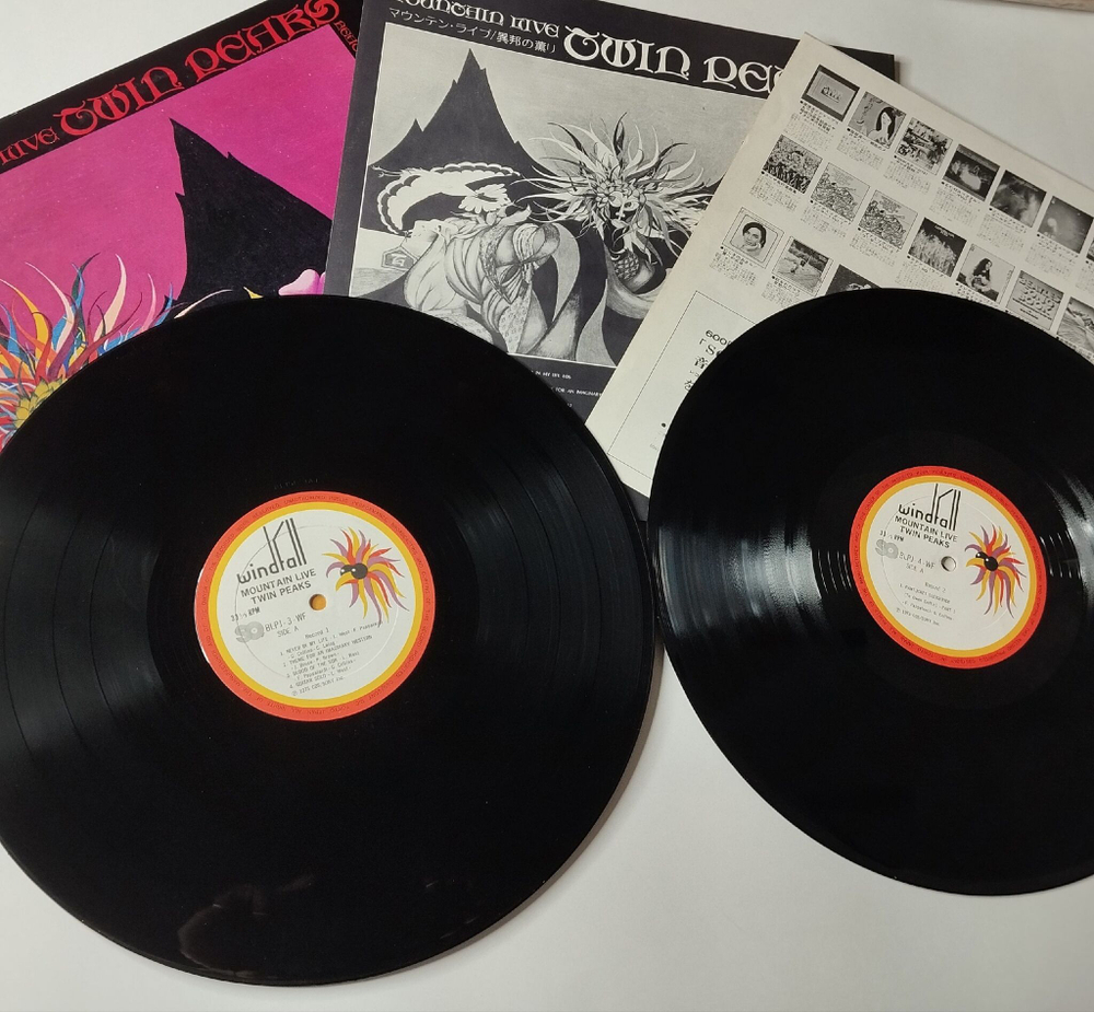 Винтажная виниловая пластинка LP Mountain Twin Peaks (Japan 1973) (No Obi) Never In My Life
