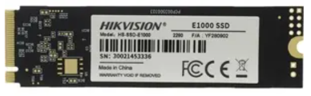 Накопитель SSD M.2 HIKVISION HS-SSD-E1000/512G