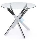 Стол DikLine R90 опоры хром