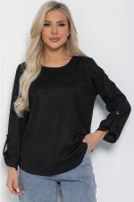 Блуза Линия успеха (черная) Б12558-12 LT Collection