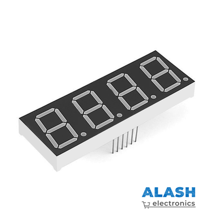 7-сегментный LED индикатор (0.36″, Красный, Общий катод) 3641AS
