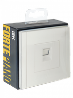 FORTE&PIANO Розетка компьютерная RJ45 кат.6 FP231 белый IEK