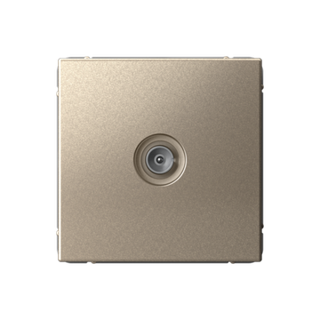 Розетка телевизионная оконечная TV ArtGallery 1дБ механизм шампань SE GAL000591