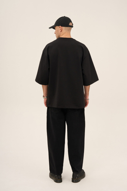 Футболка KUL'TURA "HYPERSIZE GOTH LOGO K" Черный