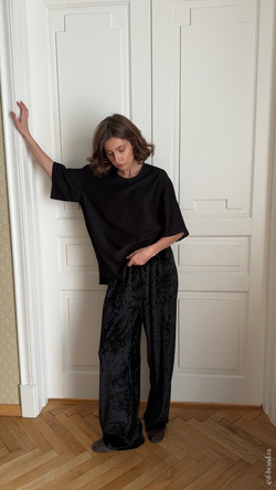 футболка AMI simple silk