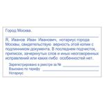Оснастка для штампа, размер оттиска 75х38 мм, синий, TRODAT IDEAL 4926 P2, подушка в комплекте, 125432