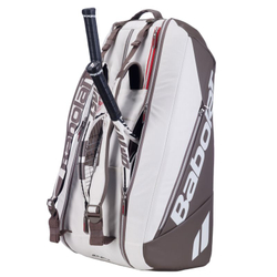 Сумка теннисная Babolat RH9 Pure Wimbledon - white/brown