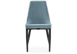 Стул на металлокаркасе Kora 1 light blue / white / black