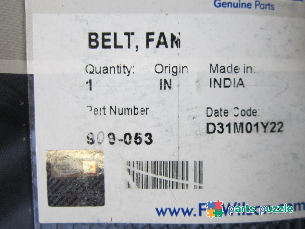 Ремень двигателя / BELT,FAN АРТ: 909-053
