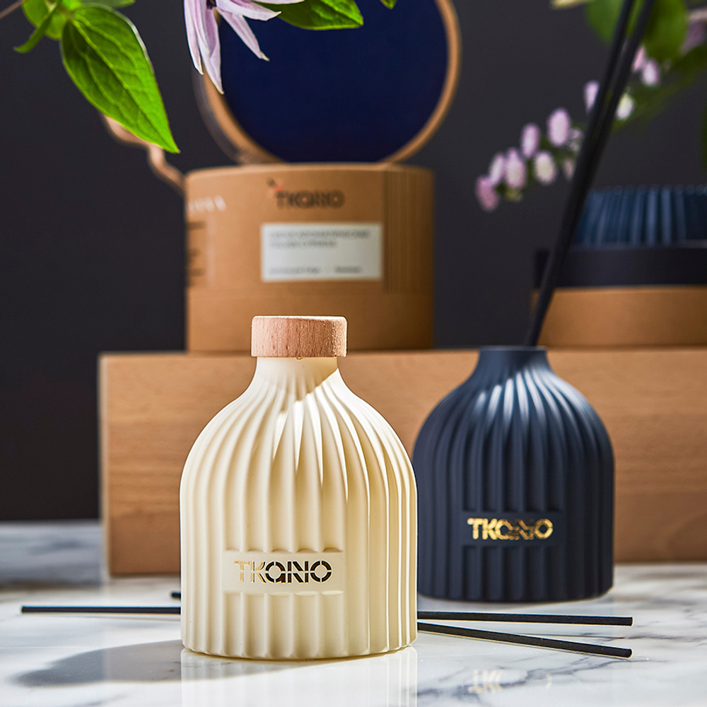 Диффузор ароматический 200мл Tkano Edge Green tea & Pear blossom тёмно-синий