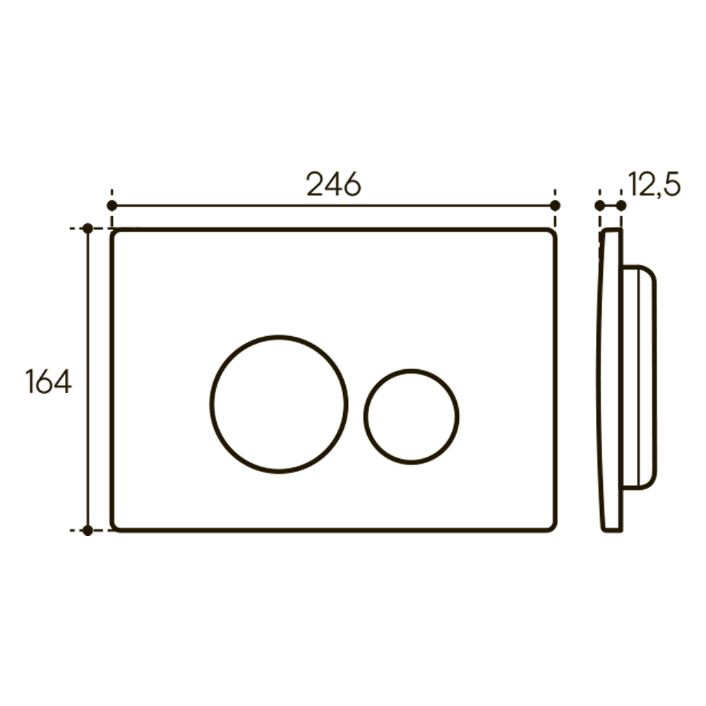 Система инсталляции для подвесного унитаза с подвесным унитазом AQUEDUTO TECNICA Novo