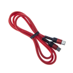 Кабель ROSCO Type-C to Type-C 2 метра оптом (арт. CABLE-2xTYPE-C-2M-RED)