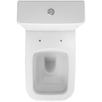 Унитаз-компакт безободковый VitrA Polar 9843B003-7201 с крышкой-сиденьем микролифт, белый