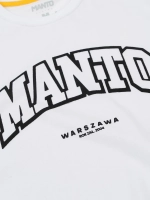 Футболка MANTO WARSZAWA OVERSIZE белая