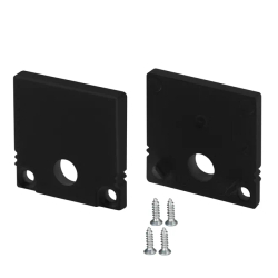 Заглушка SL-SLIM20-H20 BLACK с отверстием  (Arlight, Пластик) 047637