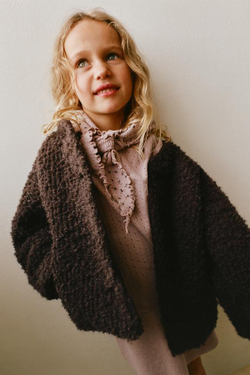 ZARA СВИТЕР С ЦВЕТОЧНЫМ ПРИНТОМ И БАНДАНОЙ, ПУДРОВО-РОЗОВЫЙ